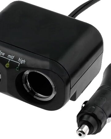 Αντάπτορας αναπτήρα αυτοκινήτου 2 εξόδων 12V 10A 1m A13-75A24B1-