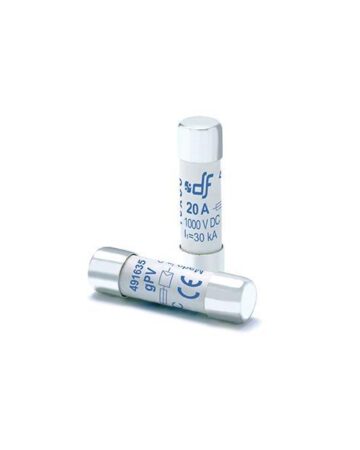 Ασφάλεια κυλινδρική 20A 10X38 gl 1000V DC 491635 df Electric