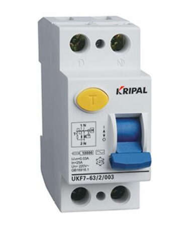 Ρελέ διαρροής μονοφασικό 2x40A 30mA UKF7-2 KRIPAL